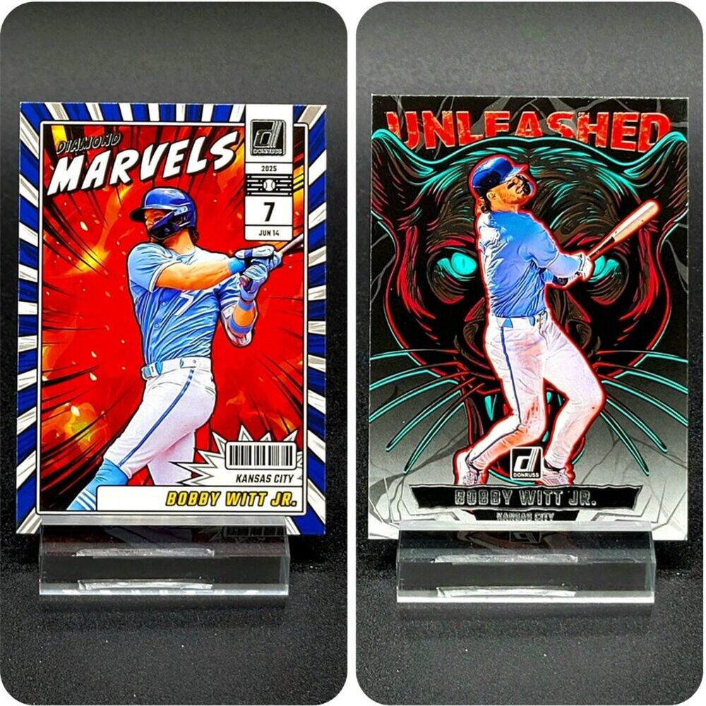 Bobby Witt Jr. 2025 Unleashed & Diamond Marvels Kansas City Royals